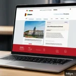 Home 18 타지키스탄에서 일어나기 쉬운 사기 유형 - A detailed digital illustration of a realistic fake banking website on a laptop screen, showing a ph...